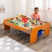 KidKraft Ride Around Town Train Set & Table with 100 accessories included   551645008